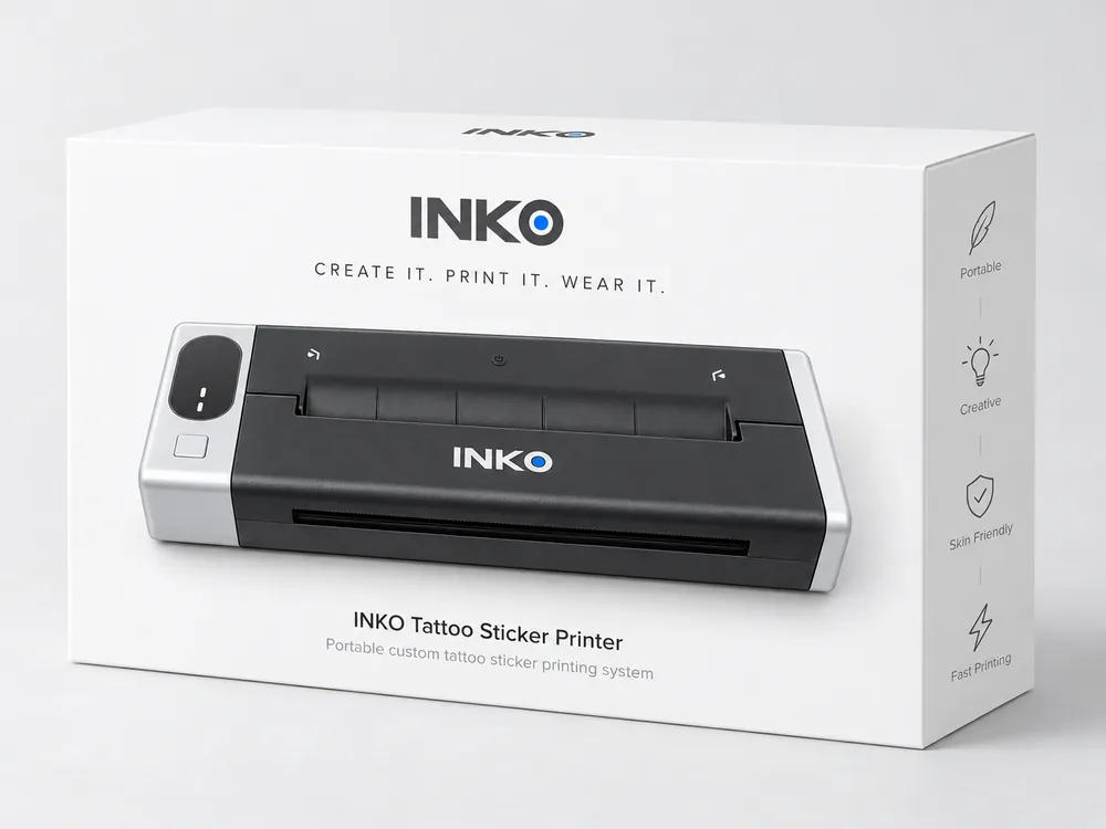 INKO M6 tattoo printer retail box